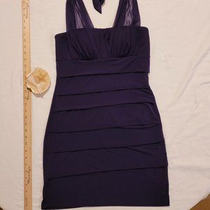 Large Purple Ruffled Dress by Sweet Storm.